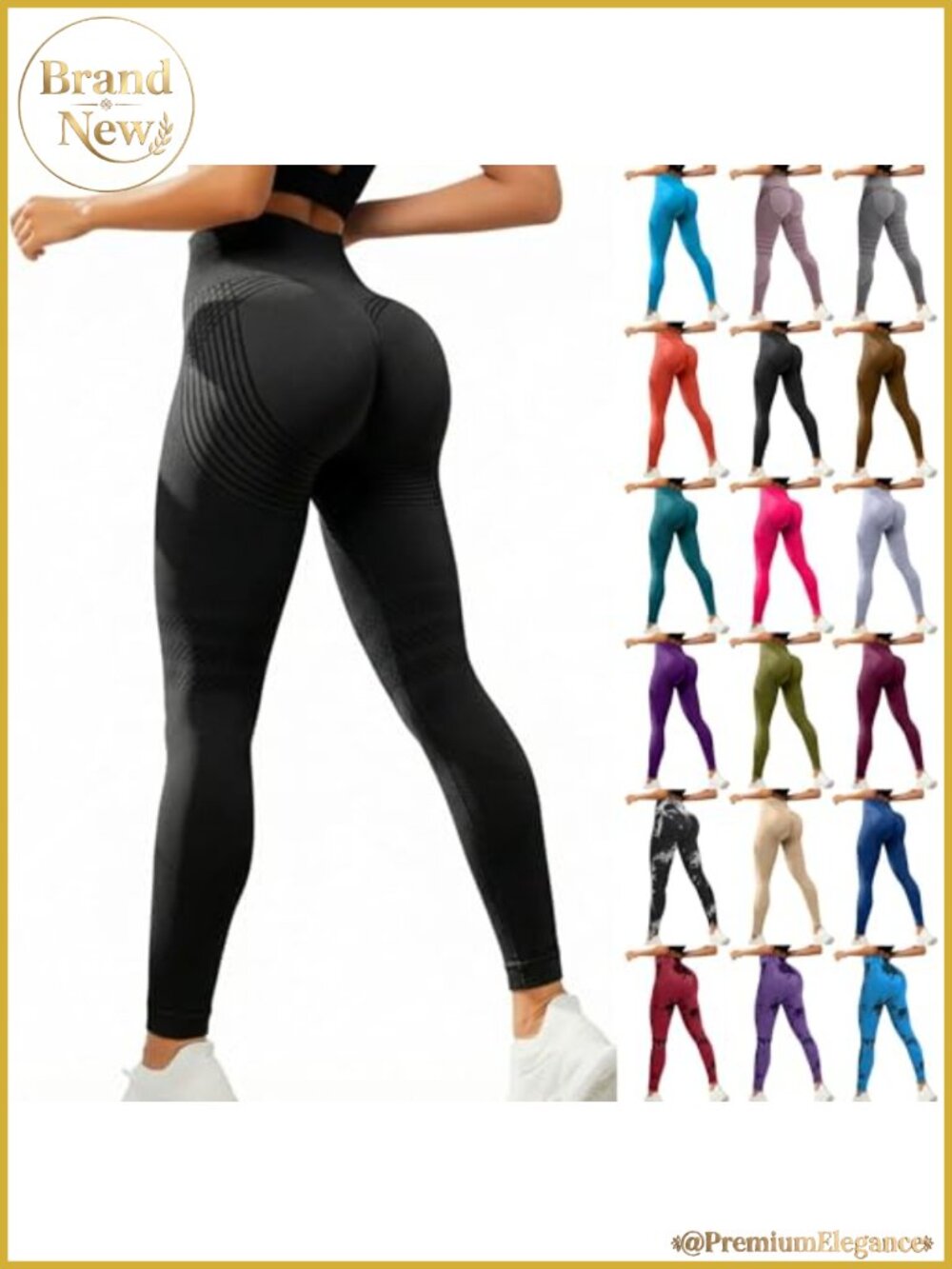 Anti Cellulite Compression Leggings Women High Rise 3D Sculpting